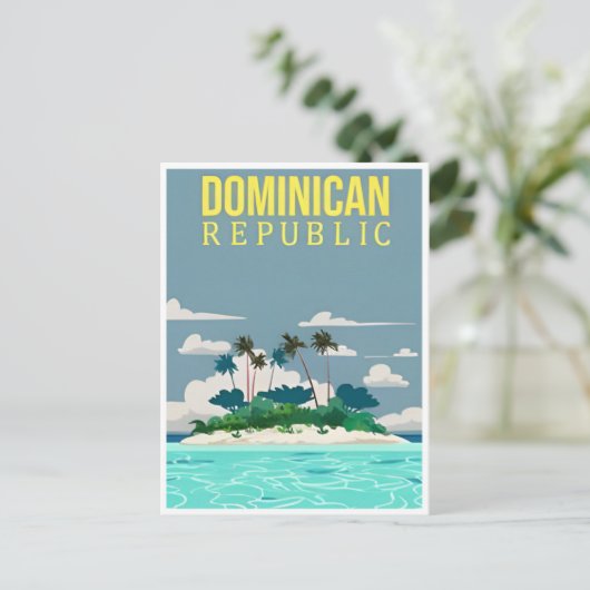 Punta Cana Dominicaanse Republiek Reiskunst  Briefkaart (Staand voorkant)