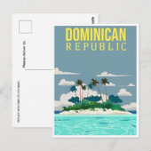 Punta Cana Dominicaanse Republiek Reiskunst  Briefkaart (Voorkant / Achterkant)