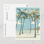 Punta Cana Dominicaanse Republiek Reiskunst  Briefkaart (Voorkant / Achterkant)