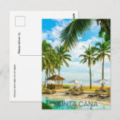 Punta Cana Dominicaanse Republiek Reiskunst  Briefkaart (Voorkant / Achterkant)