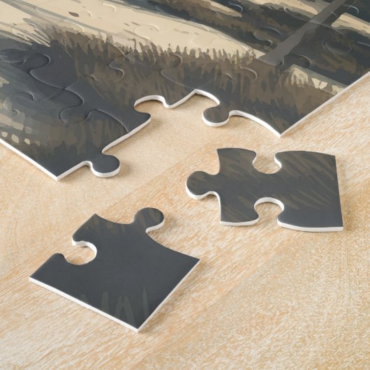 Punta Cana Dominicaanse Republiek Reiskunst Legpuzzel (Zijkant)