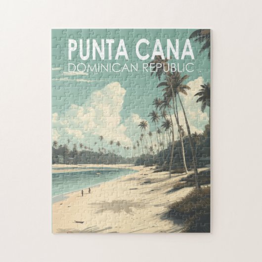 Punta Cana Dominicaanse Republiek Reiskunst Legpuzzel (Verticaal)