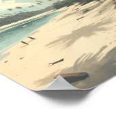 Punta Cana Dominicaanse Republiek Reiskunst  Poster (Hoek)