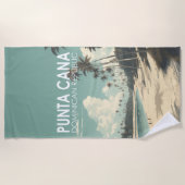 Punta Cana Dominicaanse Republiek Reiskunst  Strandlaken (Voorkant)