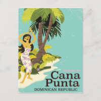Punta Cana Dominicaanse Republiek Reisposter
