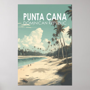 Punta Cana Dominicaanse Republiek Reizen Kunst Vin Poster