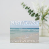 Punta Cana, Dominicaanse Republiek Relaxing Beach Briefkaart (Staand voorkant)