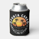 Punta Cana Dominicaanse Republiek - Retro Souvenir Blikjeskoeler (Blikje Voorkant)