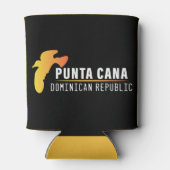 Punta Cana Dominicaanse Republiek - Retro Souvenir Blikjeskoeler (Achterkant)