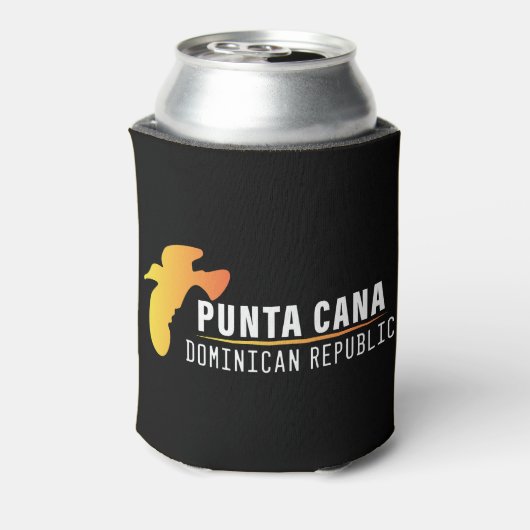 Punta Cana Dominicaanse Republiek - Retro Souvenir Blikjeskoeler (Blikje Achterkant)