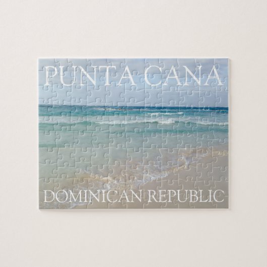 Punta Cana Dominicaanse Republiek Serene Beach Puz Legpuzzel (Horizontaal)
