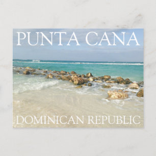 Punta Cana Dominicaanse Republiek strand en golven Briefkaart