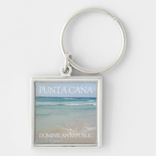 Punta Cana, Dominicaanse Republiek, strand en ocea Sleutelhanger (Voorkant)