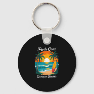 Punta Cana Dominicaanse Republiek Strand Zonsonder Sleutelhanger