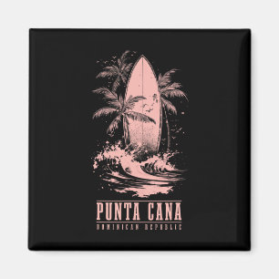 Punta Cana Dominicaanse Republiek Surfen Vintage S Magneet