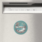 Punta Cana Dominicaanse Republiek Travel Art Badge Magneet (Insitu (Vaatwasser))