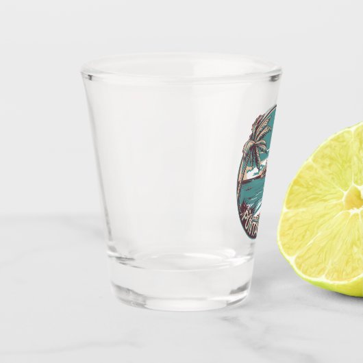 Punta Cana Dominicaanse Republiek Travel Art Badge Shot Glas (Links)