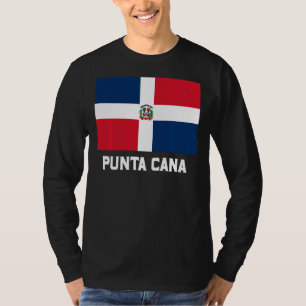 Punta Cana Dominicaanse Republiek Vlag Emblem Escu T-shirt