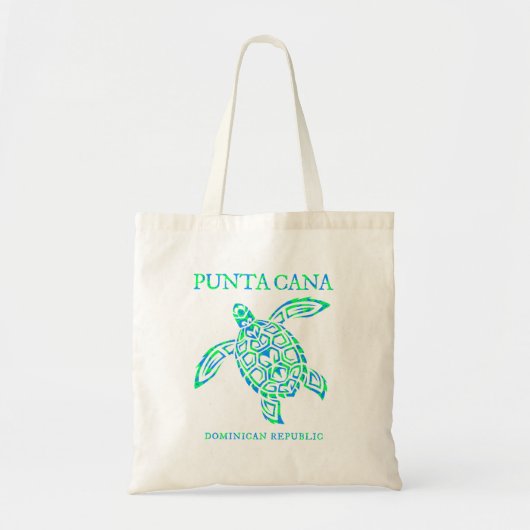 Punta Cana Dominicaanse Republiek Zee Turtle Boys Tote Bag (Voorkant)