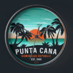 Punta Cana Dominicaanse Retro Sunset Souvenir 80s<br><div class="desc">Punta Cana retro strandontwerp voor vakantie. Punta Cana Caribische eiland souvenir om naar het Caribische eiland te reizen. Punta Cana strandwerk voor Dominicaanse vakantiegangers en backpackers. Punta Cana in het Caribische retro souvenir. Ontwerp voor backpackers en reis naar de Dominicaanse Republiek. Caraïbisch eiland met strandsouvenir voor vakantieoorden.</div>