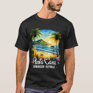 Punta Cana Dominicaanse strandvakantie familie T-shirt