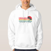 Punta Cana Dominican Palm Tree Beach Hoodie (Voorkant)