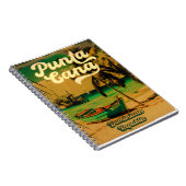 Punta Cana Dominican Palm Tree Beach  Notitieboek (Rechterzijde)