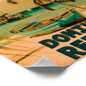 Punta Cana Dominican Palm Tree Beach Poster (Hoek)