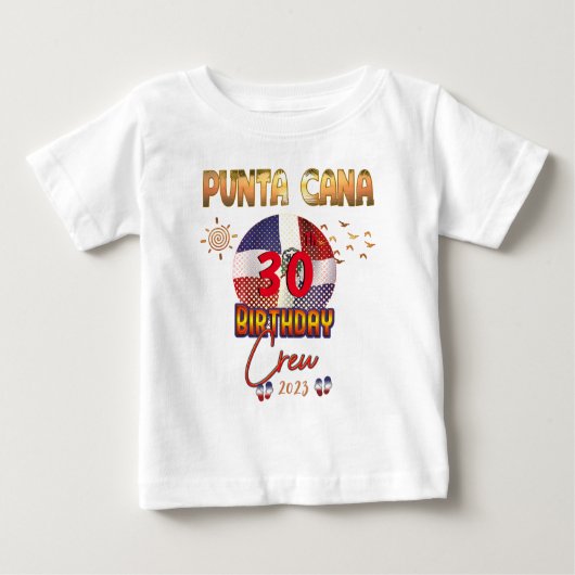 Punta Cana Dominican Republic Birthday Matching (Voorkant)