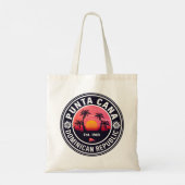Punta Cana Dominican Republic Family Souvenir 80 s Tote Bag (Achterkant)