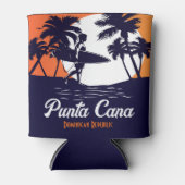 Punta Cana Dominican Republic - Retro Souvenir 80 Blikjeskoeler (Voorkant)