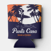 Punta Cana Dominican Republic - Retro Souvenir 80 Blikjeskoeler (Achterkant)