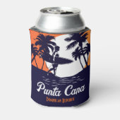Punta Cana Dominican Republic - Retro Souvenir 80 Blikjeskoeler (Blikje Achterkant)