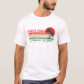 Punta Cana Dominican Republic - Retro Souvenir 80 T-shirt (Voorkant)