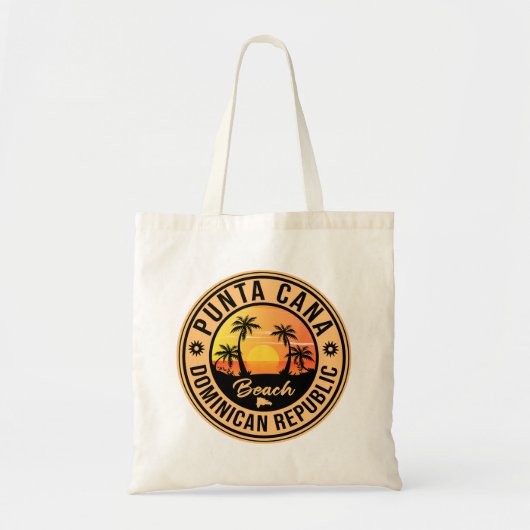 Punta Cana Dominican Republic - Retro Souvenir 80 Tote Bag (Voorkant)
