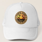 Punta Cana Dominican Republic - Retro Souvenir 80 Trucker Pet (Voorkant)