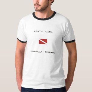 Punta Cana Dominican Republic Scuba Dive Flag T-shirt