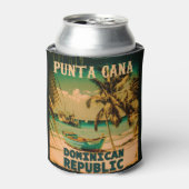 Punta Cana Dominican -  Souvenir 80s Blikjeskoeler (Blikje Voorkant)