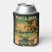 Punta Cana Dominican -  Souvenir 80s Blikjeskoeler (Blikje Achterkant)