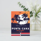 Punta Cana Dominican -  Souvenir 80s Briefkaart (Staand voorkant)