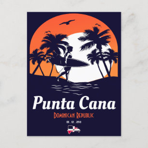 Punta Cana Dominican -  Souvenir 80s Briefkaart