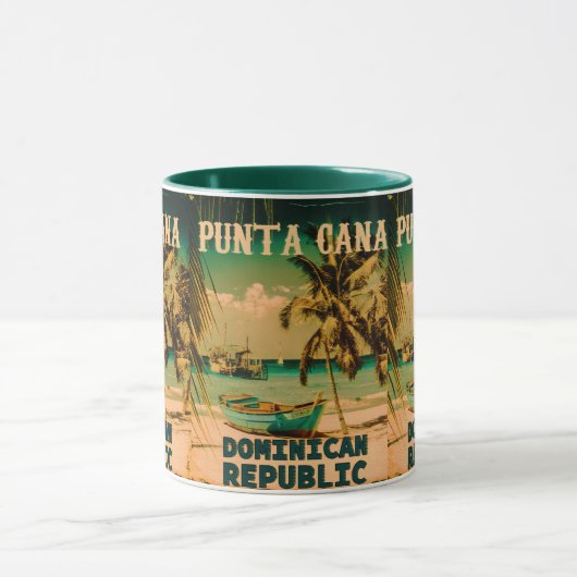 Punta Cana Dominican - Souvenir 80s Mok (Midden)