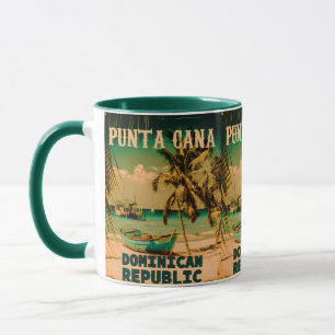 Punta Cana Dominican - Souvenir 80s Mok