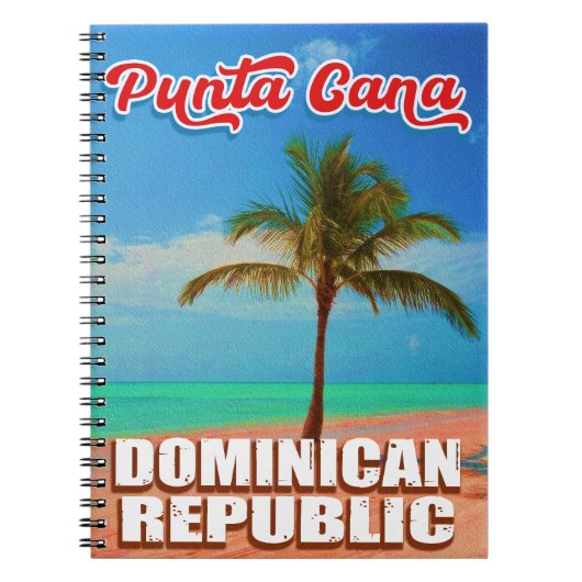 Punta Cana Dominican - Souvenir 80s Notitieboek (Voorkant)
