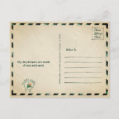 Punta Cana DR Retro Flamingos Souvenir jaren 1950 Briefkaart (Achterkant)