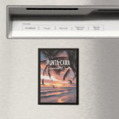 Punta Cana DR Retro Seagull Souvenir tropical Magneet (Insitu (Vaatwasser))