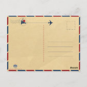 Punta Cana DR strand palm laat hart souvenirs Briefkaart (Achterkant)