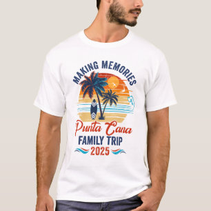 Punta Cana Familie Vakantie 2025 Herinneringen mak T-shirt