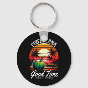 Punta Cana Familie Vakantie Shirt Dominicaanse Rep Sleutelhanger