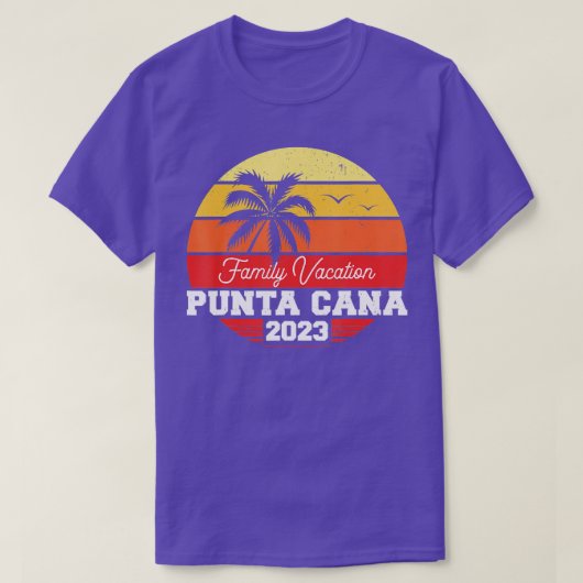 Punta Cana Family Vacation 2023 Matching Holiday S T-shirt (Design voorkant)